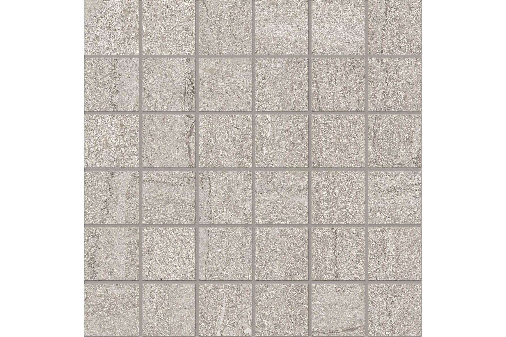 Керамогранит Ergon by Emil Group Portland Stone Vien Cut Ash Mosaico 5X5