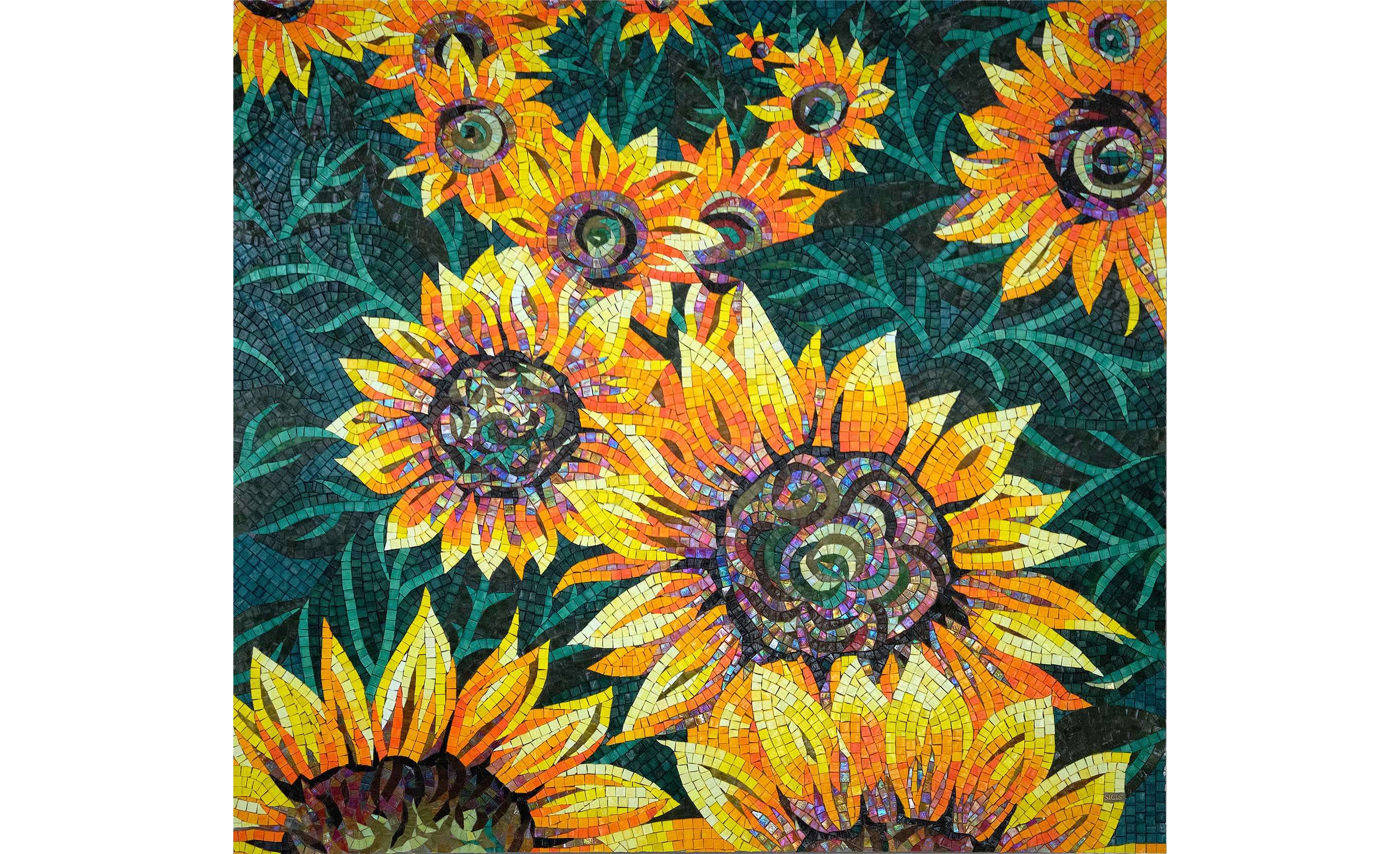 Мозаика Sicis Customized carpets Панно Flower Power