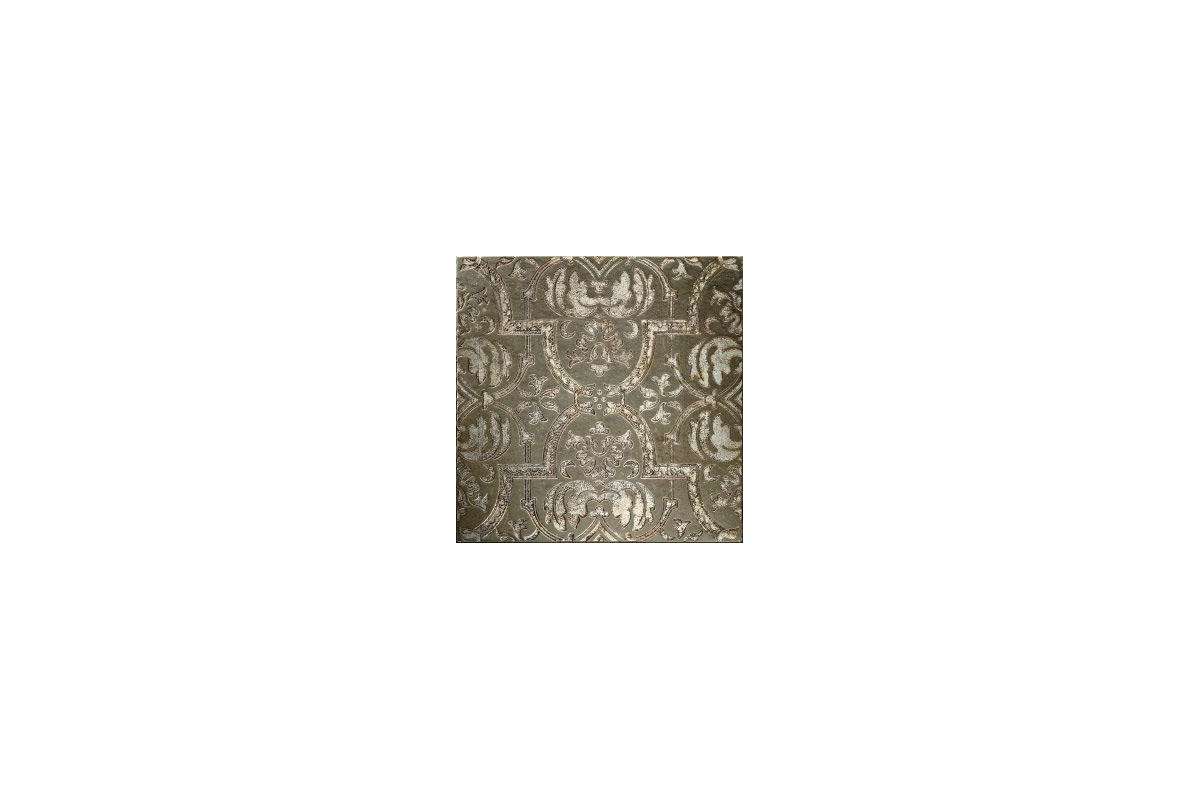 Мрамор Petra Antiqua Lacche 2 Glamour 2 Fondo Londongrey - Decoro Argento 30,5 X 30,5