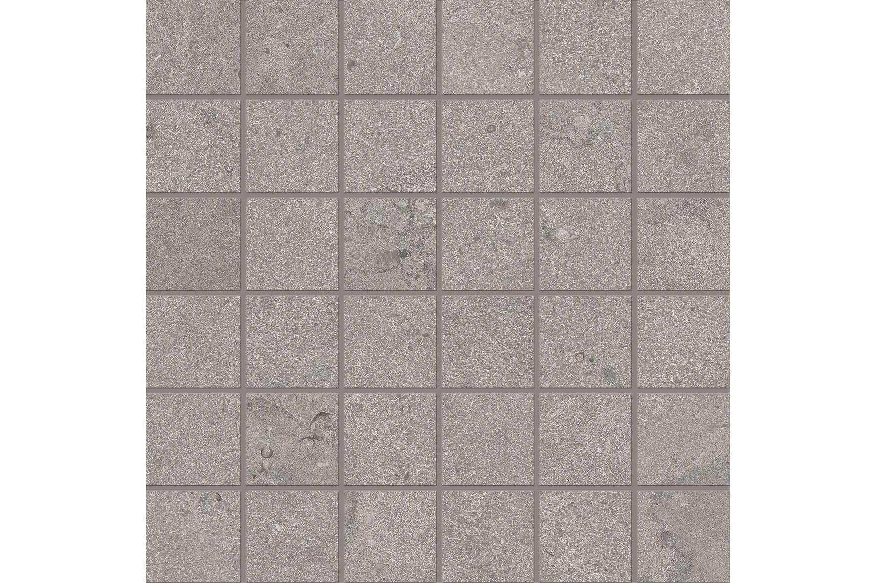 Керамогранит Ergon by Emil Group Portland Stone Cross Cut Lead Mosaico 5X5