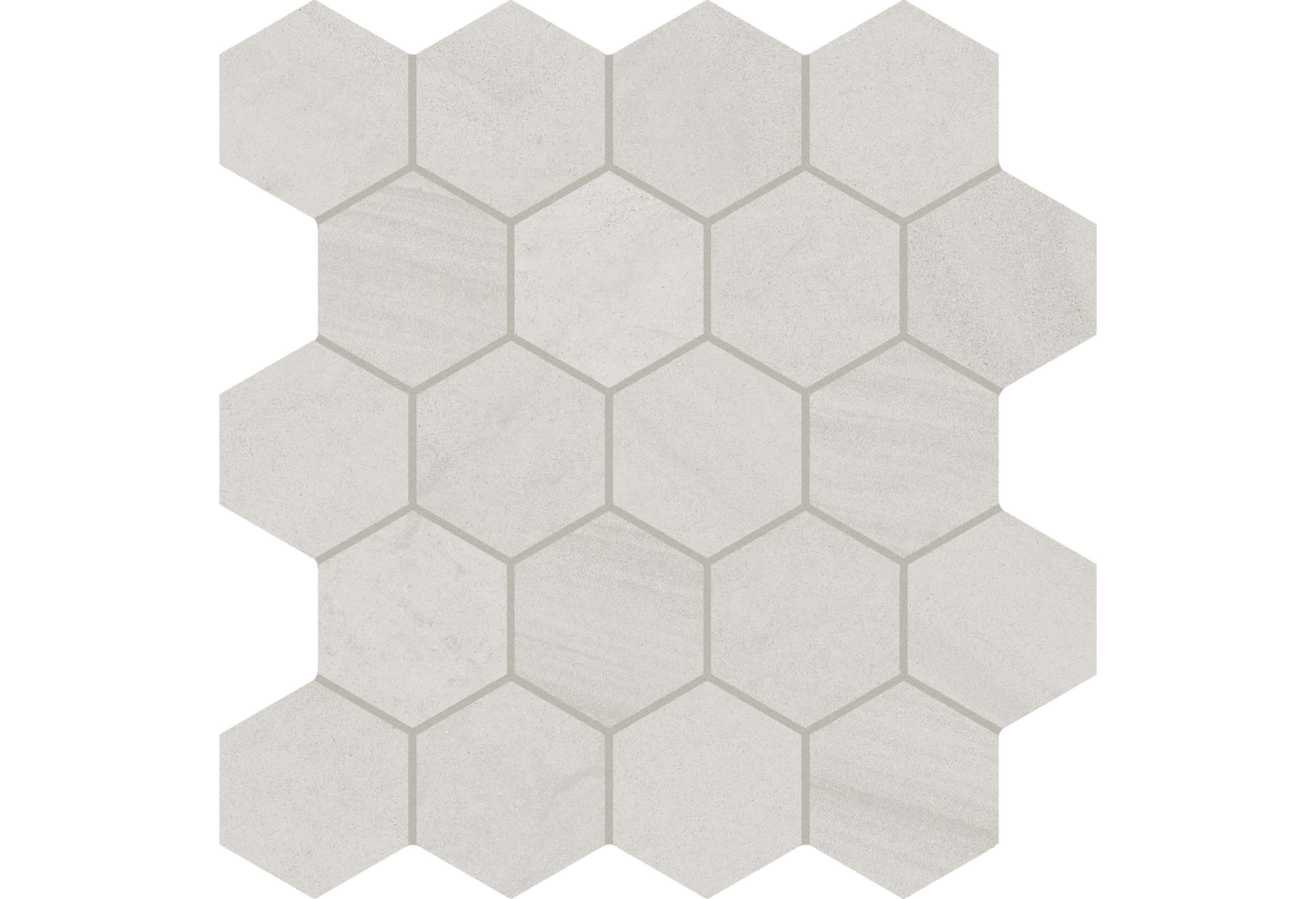 Керамогранит Provenza by Emil Group Varana Stone Grey Mosaico Hexagon Crosscut