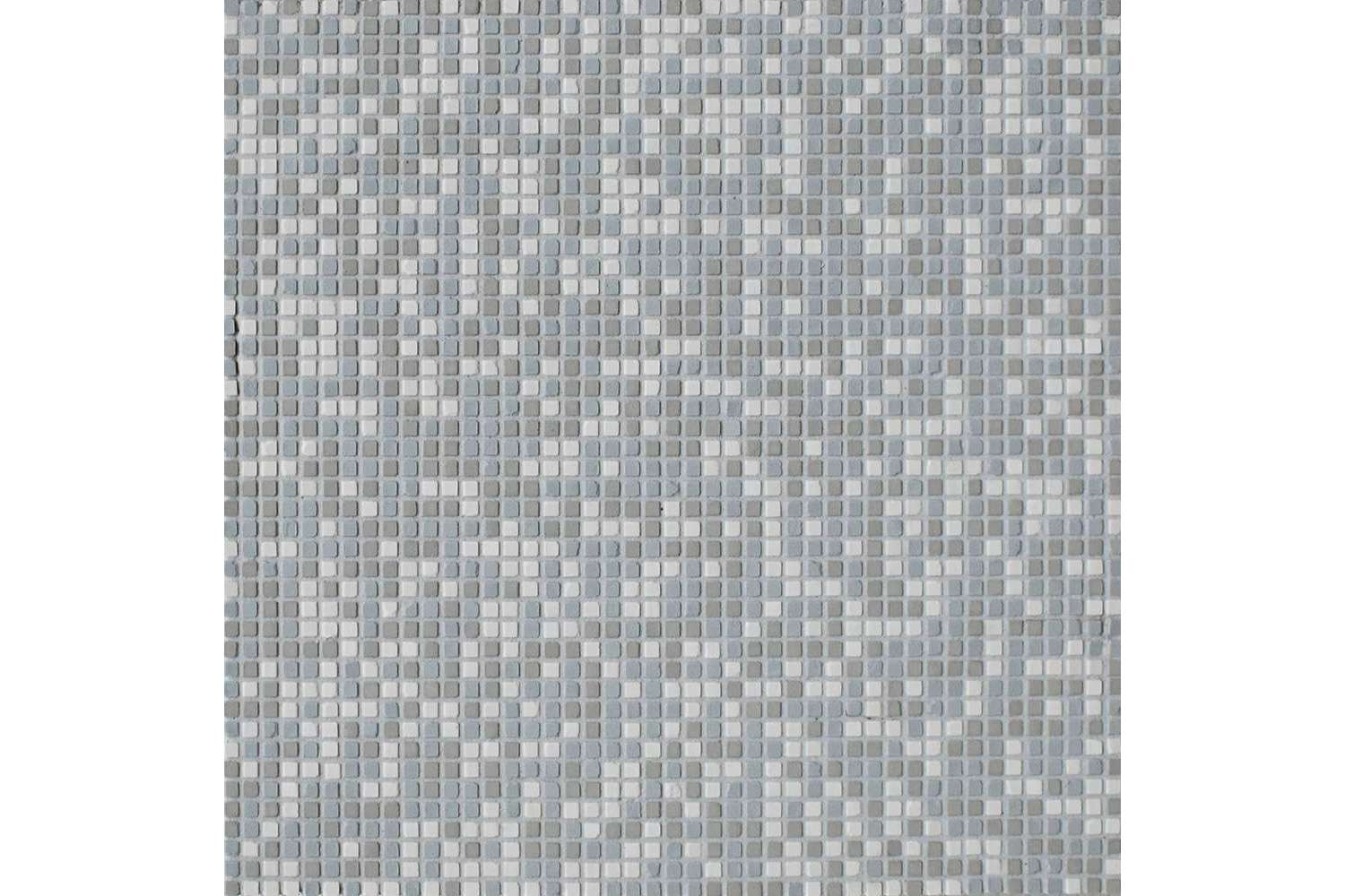 Керамогранит Micro. Micromosaics Micromosaics Mix White Dust Azure