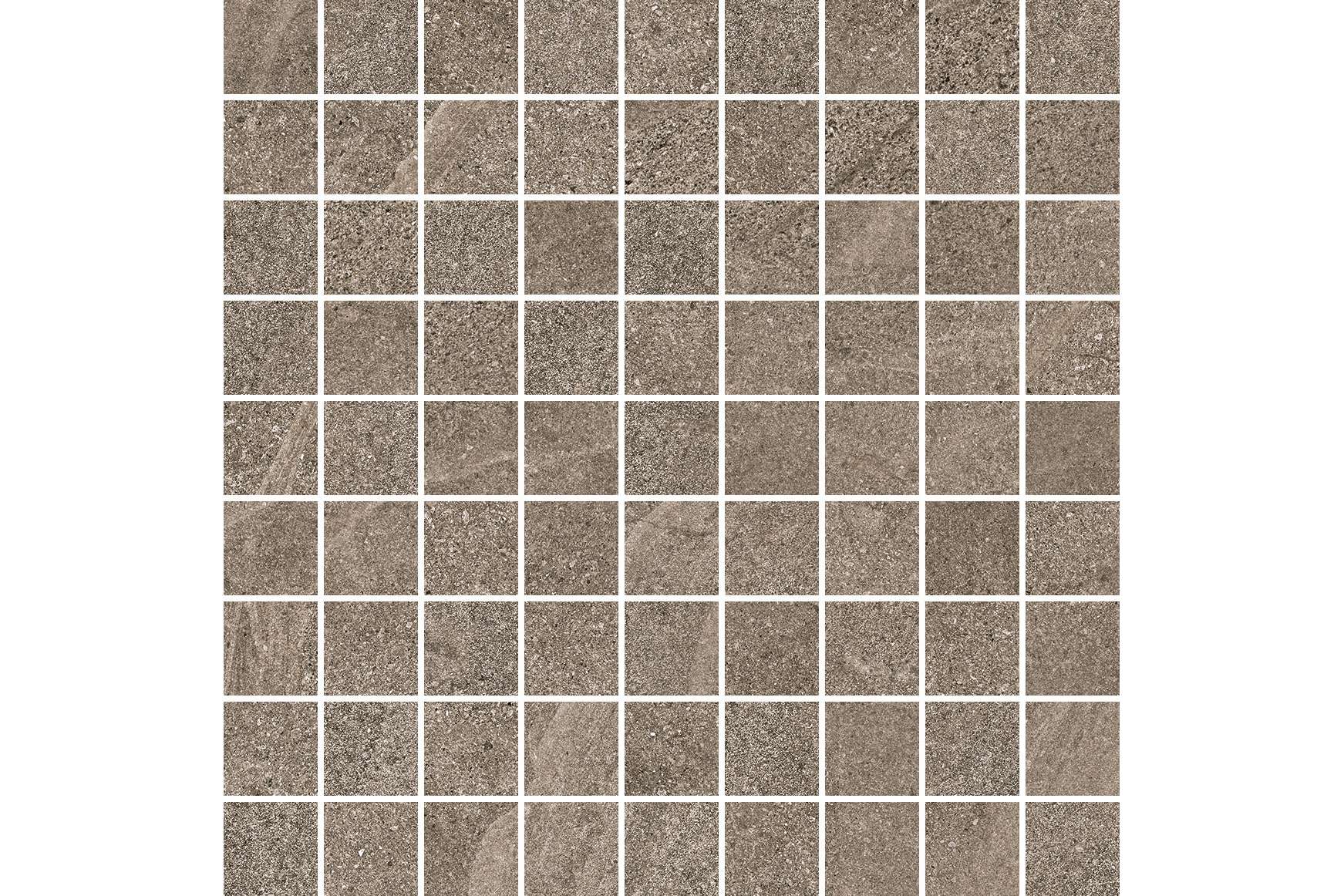 Керамогранит Settecento Nordic Stone Mosaico Greige 3.1X3.1 Su Rete