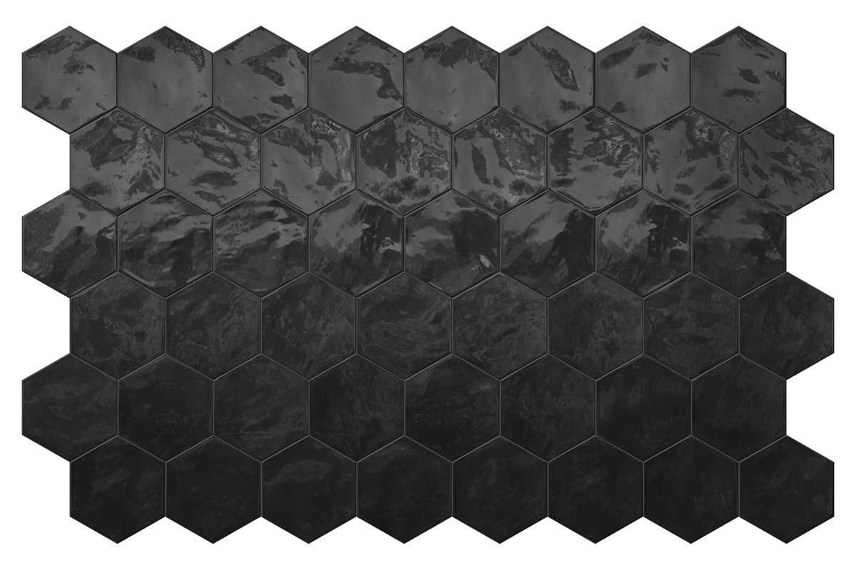 Керамогранит Terratinta Ceramiche Hexa Black Swan Glossy