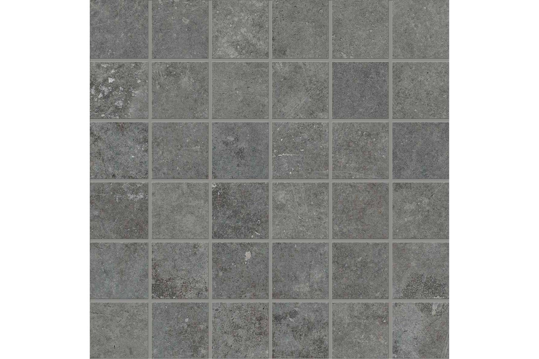 Керамогранит Emil Ceramica Fabrika Dark Grey Mosaico