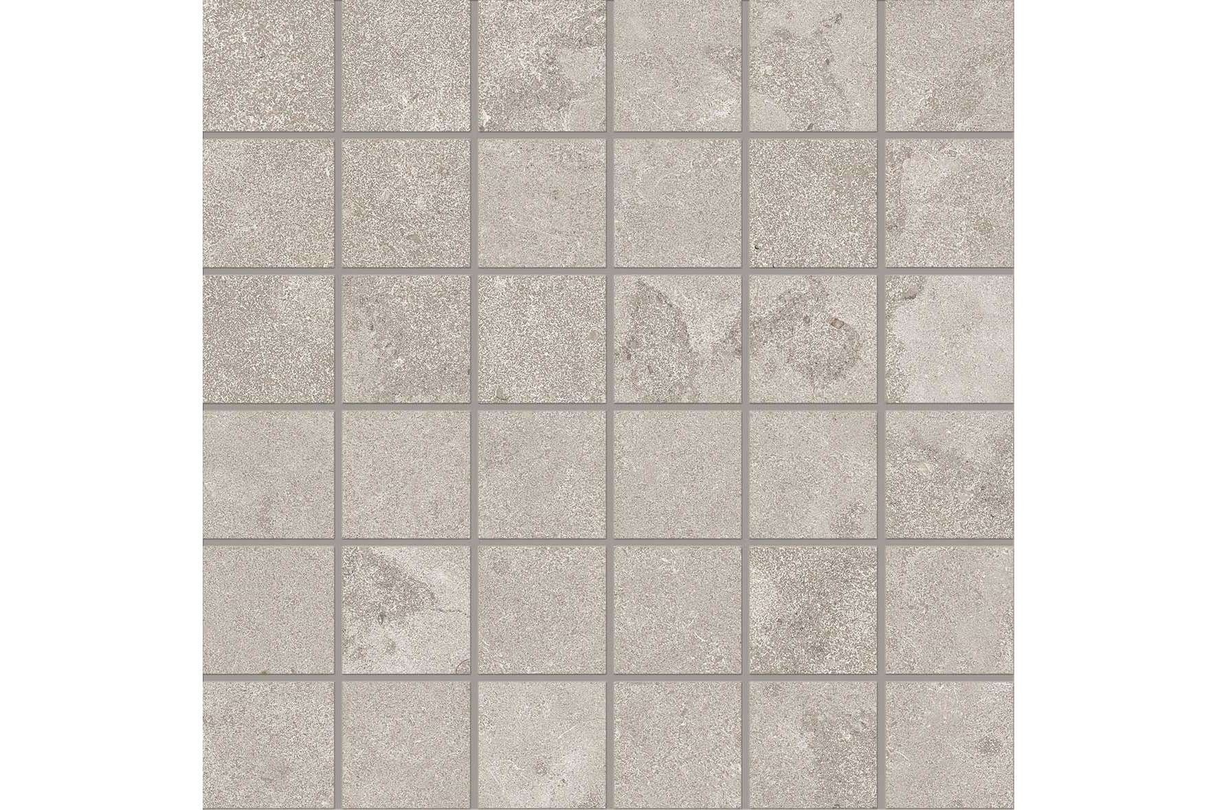 Керамогранит Ergon by Emil Group Portland Stone Cross Cut Ash Mosaico 5X5