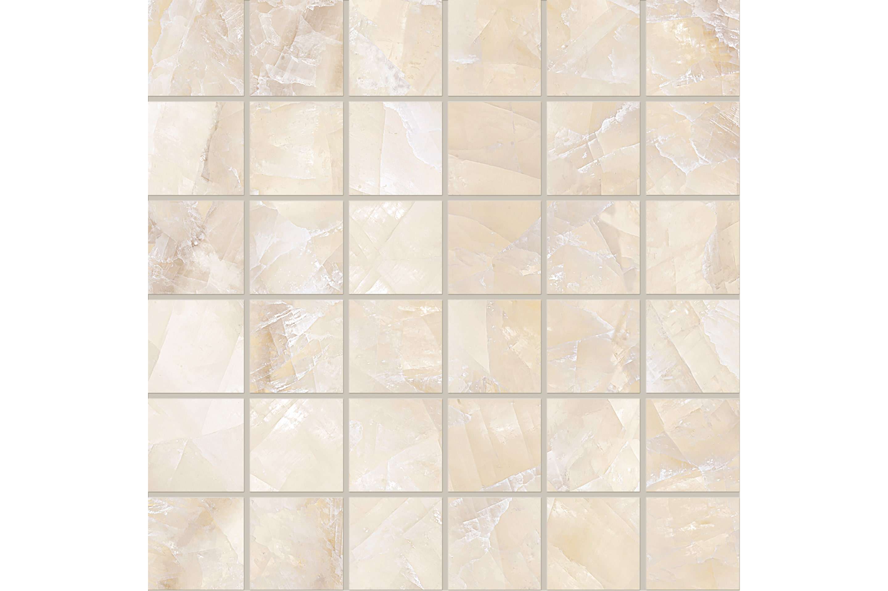 Керамогранит Emil Ceramica Tele Di Marmo Lumia Ivory Gioiello Mosaico 5X5